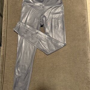 ALO Yoga Metallic Gray Leggings